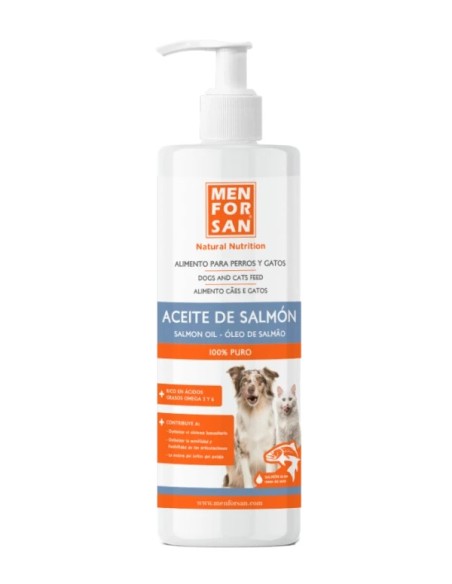 MENFORSAN ACEITE SALMON PERROS Y GATOS 500 ML
