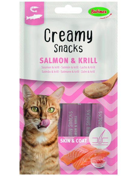 BBX Creamy Snack Skin&Coat de Salmon y Krill (4p)