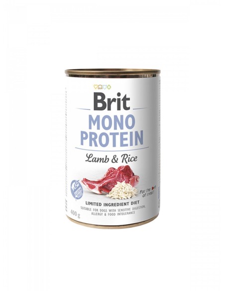 BRIT MONO PROTEIN LAMB RICE 400GR