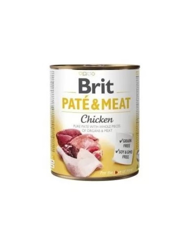 BRIT PATE & MEAT CHICKEN 800 GR