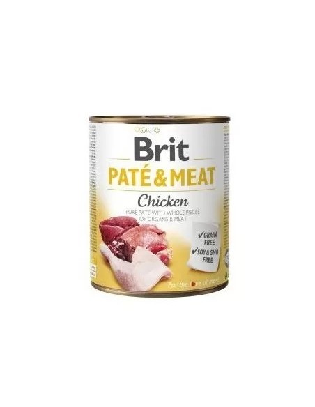 BRIT PATE & MEAT CHICKEN 800 GR