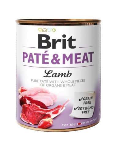 BRIT PATE & MEAT LAMB 800 GR