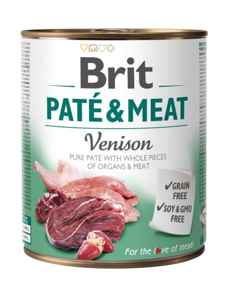 BRIT PATE & MEAT VENISON 800 GR