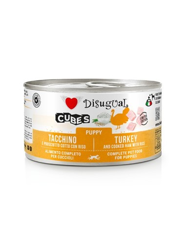 DISUGUAL DOG CUBES PUPPY TURKEY HAM RICE 150GR