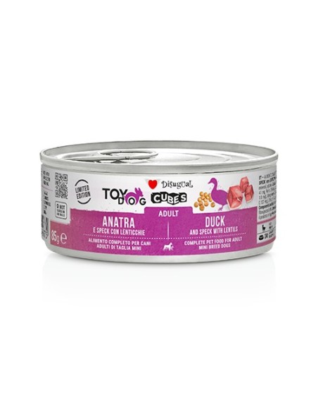 DISUGUAL DOG CUBES DUCK SPECK LENTILS 85 GR
