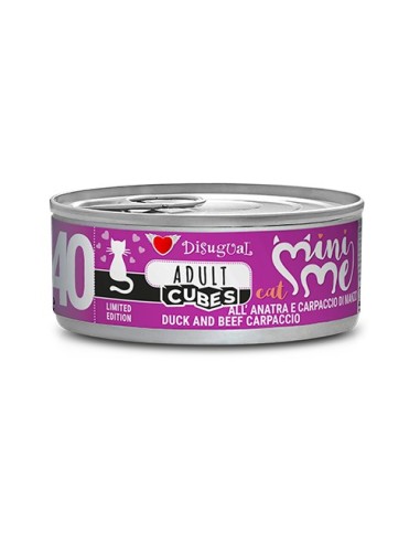 DISUGUAL CAT MINI-ME 40 CUBES DUCK AND BEEF CARPACCIO 85 GR (12)