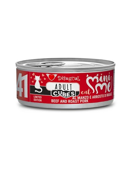 DISUGUAL CAT MINI-ME 41 CUBES BEEF AND ROAST PORK 85 GR (12)