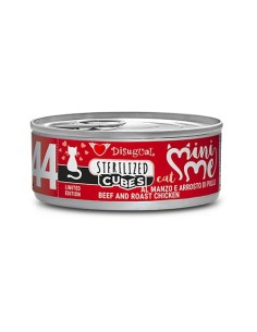 DISUGUAL CAT MINI-ME 44 CUBES STERILIZED BEEF AND ROAST CHICKEN 85 GR (12)