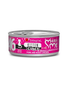 DISUGUAL CAT MINI-ME 46 KITTEN CUBES PORK AND ROAST CHICKEN 85 GR (12)