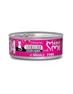 DISUGUAL CAT MINI-ME 34 MOUSSE STERILIZED PORK 85 GR (12)
