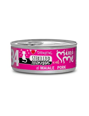 DISUGUAL CAT MINI-ME 34 MOUSSE STERILIZED PORK 85 GR (12)