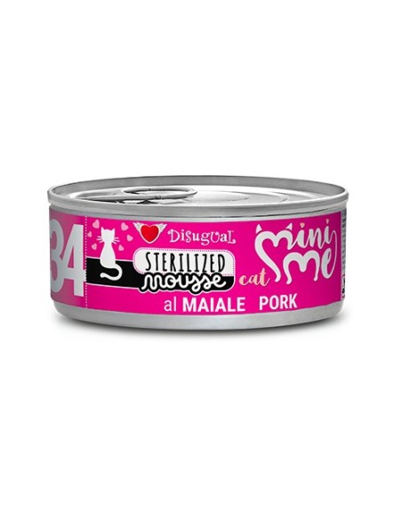 DISUGUAL CAT MINI-ME 34 MOUSSE STERILIZED PORK 85 GR (12)