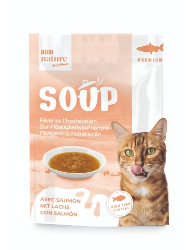 BBX BUBI NATURE CAT SOUP SALMON 50GR (HIGH PROTEIN) (12)