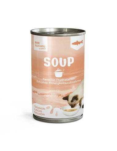 BBX NATURE CAT SOUP SALMON 135GR (24)