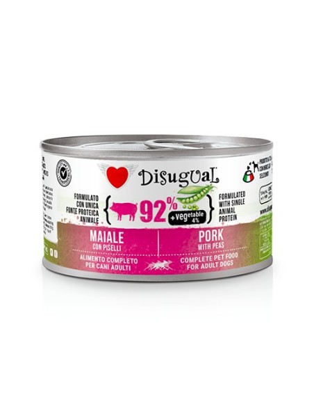 DISUGUAL DOG VEGETABLE PORK WITH PEAS 150 GR