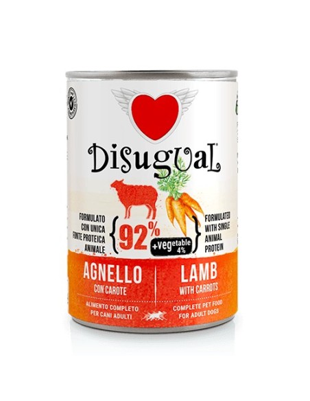 DISUGUAL DOG VEGETABLE LAMB WITH CARROTS 400 GR