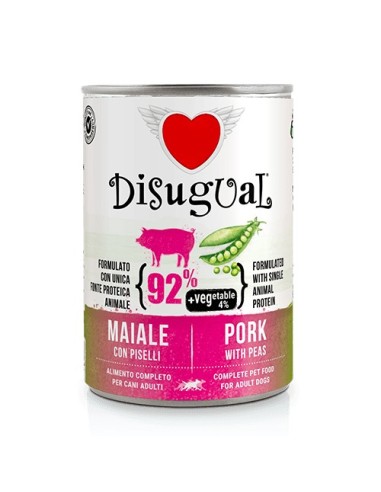 DISUGUAL DOG VEGETABLE PORK WITH PEAS 400 GR