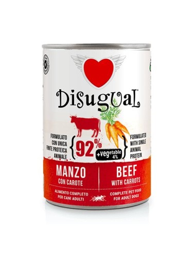 DISUGUAL DOG VEGETABLE BEEF WITH CARROTS 400 GR