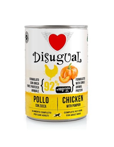 DISUGUAL DOG VEGETABLE CHICKEN WITH PUMPKIN 400 GR