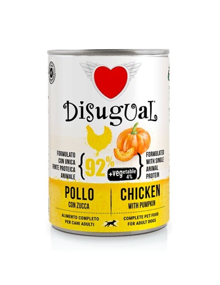 DISUGUAL DOG VEGETABLE CHICKEN WITH PUMPKIN 400 GR