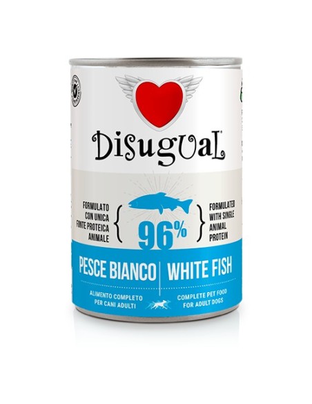DISUGUAL DOG MONO WHITE FISH 400 GR (6)