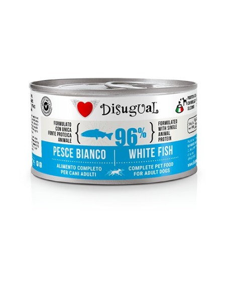DISUGUAL DOG MONO WHITE FISH 150 GR (12)