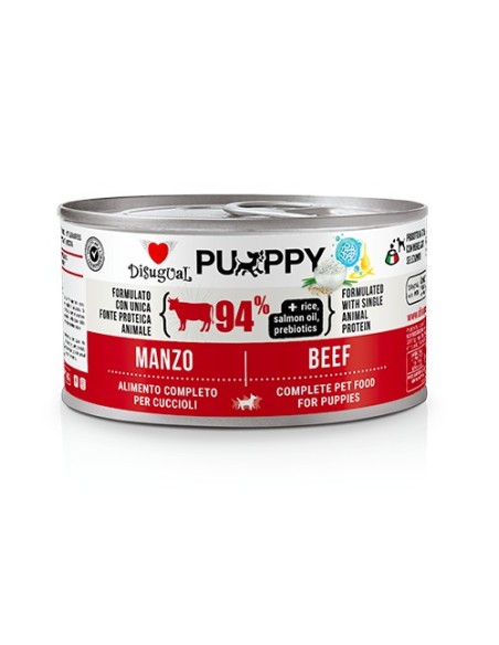 DISUGUAL DOG MONO PUPPY BEEF 150 GR (12)