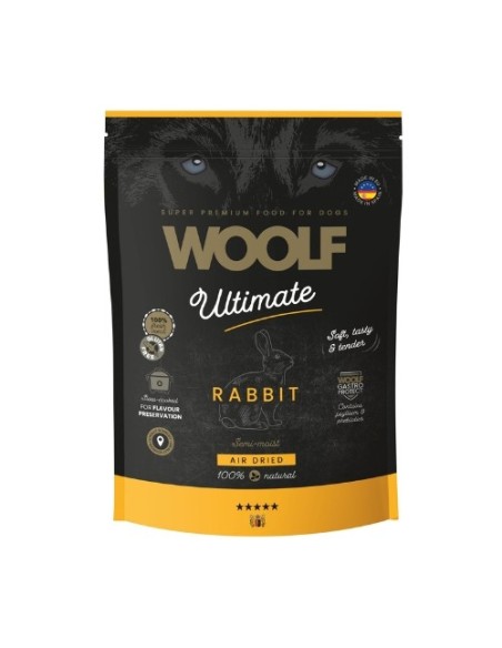 WOOLF ULTIMATE PERRO SEMIHÚMEDO CONEJO 1KG
