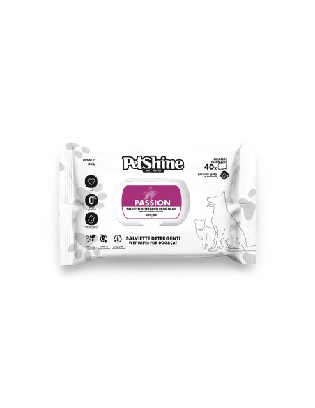 TOALLITAS HIGIENE PERRO/GATO. PASION 40UD