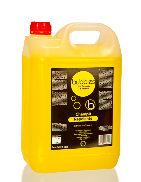 BUBBLES CHAMPU REPELENTE CITROFRESH 5000ML