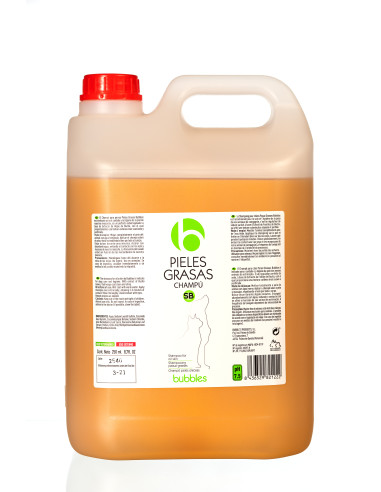 BUBBLES CHAMPU PIELES GRASAS SB 5000 ML