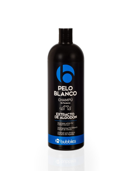 BUBBLES CHAMPU PELO BLANCO ALGODON 1000ML