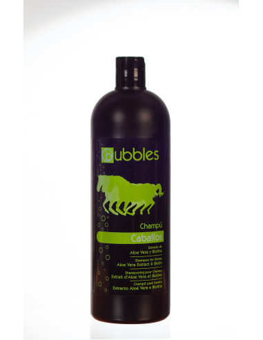 BUBBLES CHAMPU CABALLOS ALOE & BIOTINA 1000ML