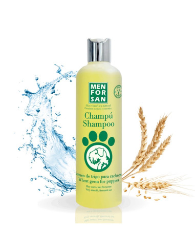 MENFORSAN CHAMPU CACHORROS GERMEN DE TRIGO 300 ML (12UD)