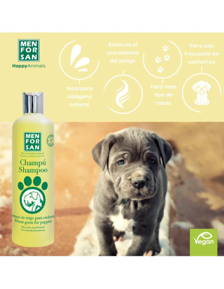 MENFORSAN CHAMPU CACHORROS GERMEN DE TRIGO 300 ML (12UD)