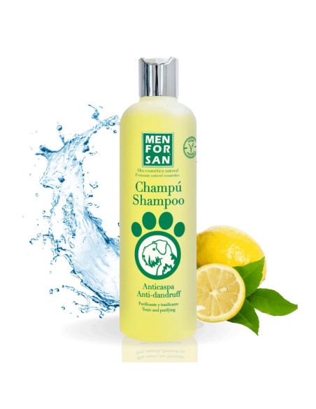 MENFORSAN CHAMPU ANTICASPA CON LIMON 300 ML (12UD)