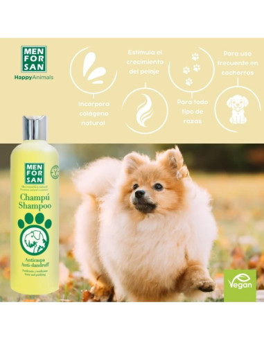 MENFORSAN CHAMPU ANTICASPA CON LIMON 300 ML (12UD)