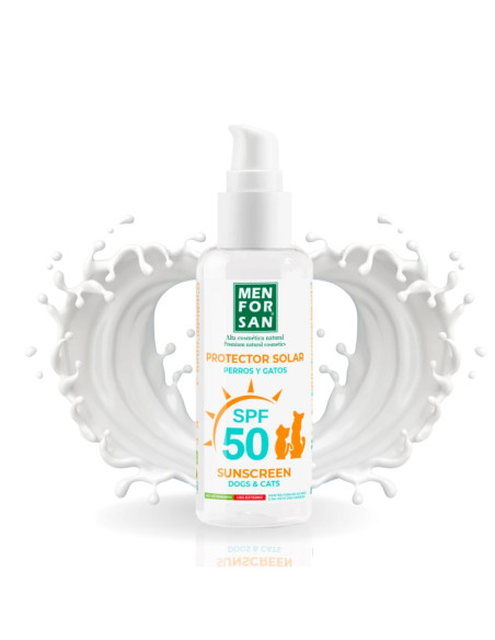 MENFORSAN PROTECTOR SOLAR FACTOR 50 PARA PERROS Y GATOS 60 ML