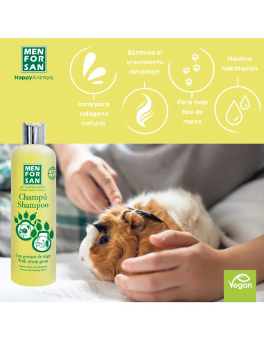 MENFORSAN CHAMPU ROEDORES GERMEN TRIGO 300ML (12UD)