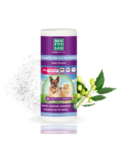 MENFORSAN CHAMPU EN POLVO CON REPELENTE DE INSECTOS 250 GR