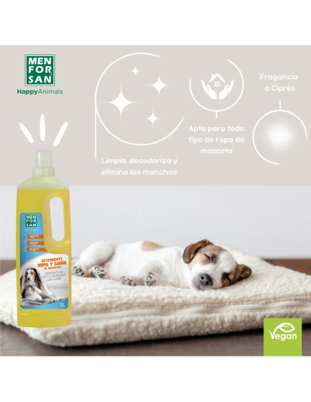 MENFORSAN DETERGENTE ROPA Y CAMA DE LAS MASCOTAS 1 L P/G/R/H