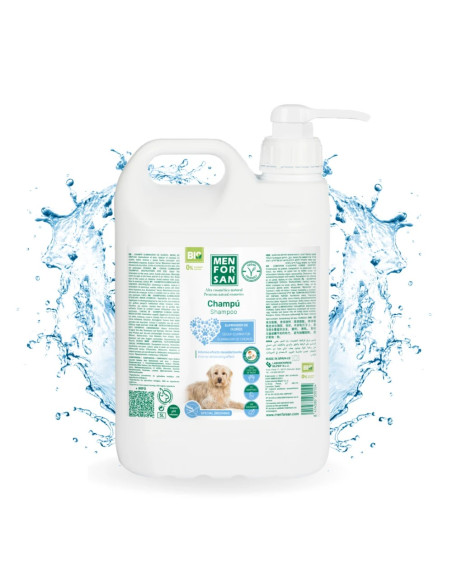 MENFORSAN CHAMPU ELIMINADOR OLORES TALCO PERROS 5000 ML (2UD)