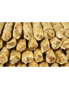 WOOLF NATURALS PALITOS TERNERA Y TRIPA 22CM - 18GR 50UDS/CAJA 2