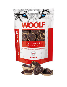 WOOLF BEEF SUSHI WITH COD 100GR (CAJA 10UD)