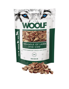 WOOLF LAMB AND COD TRIANGLE 100GR (10UDS)