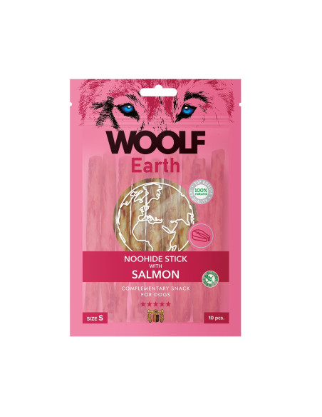 WOOLF EARTH STICKS WITH SALMON S 90GR (10UDS)