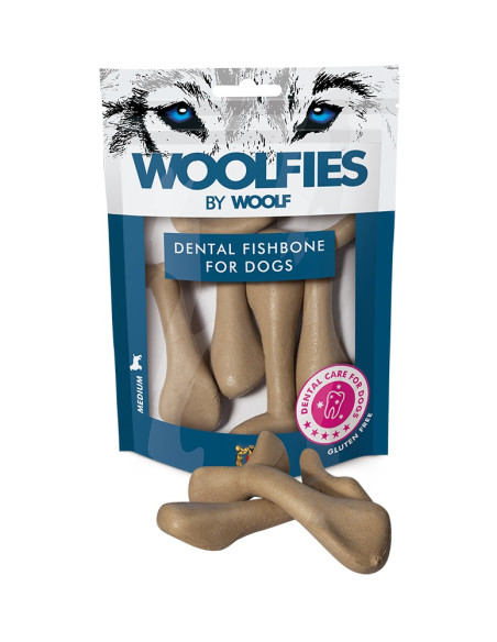 WOOLF WOOLFIES FISHBONE M 4PZ 200GR (10UDS)