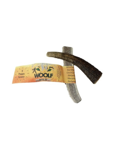 WOOLF WILD ASTA DE CIERVO PUPPY & SENIOR TALLA S