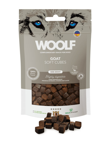 WOOLF SEMIHUMEDO MONOPROTEICO CABRA 100GR
