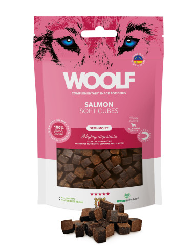 WOOLF SEMIHUMEDO SALMON 100GR